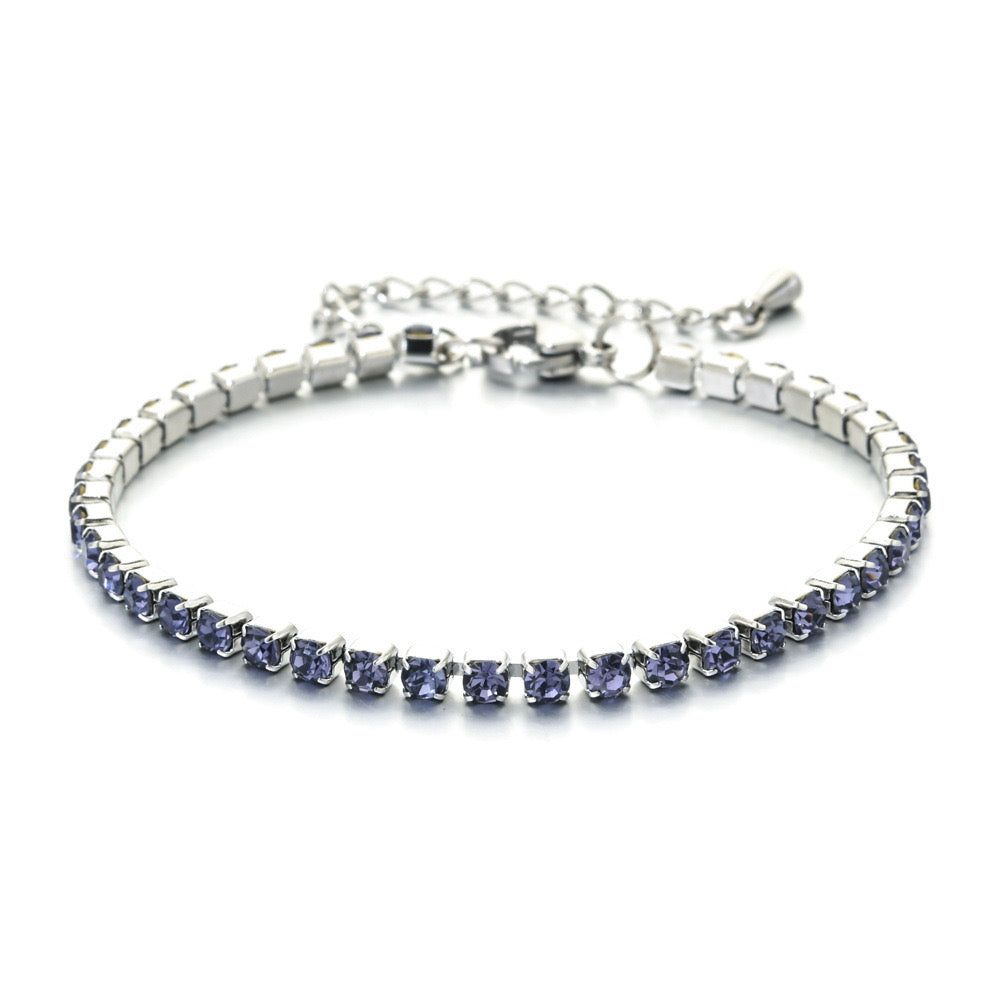 Tennis bracelet- lavender