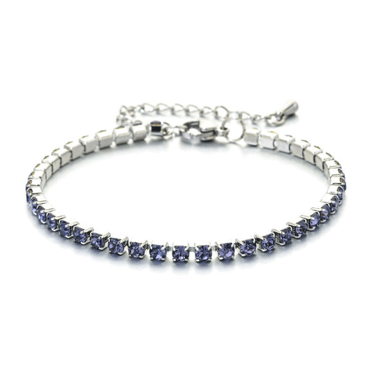 Tennis bracelet- lavender
