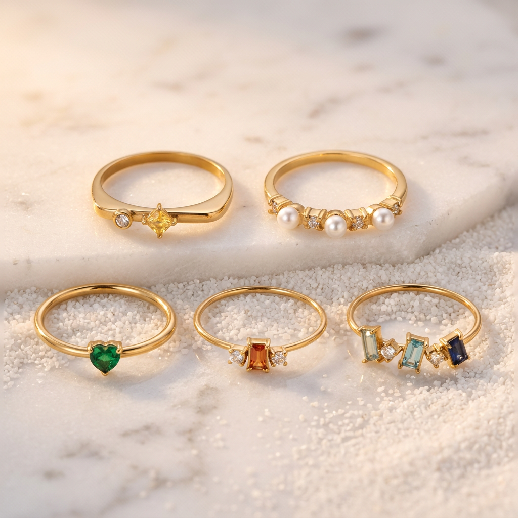 Dainty rings