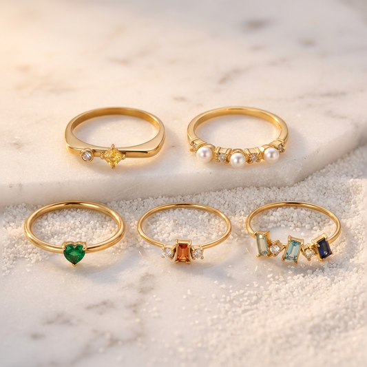 Dainty rings