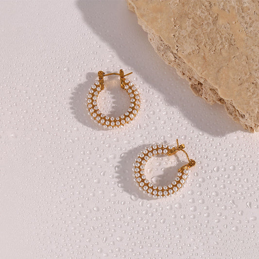 Pearl hoop