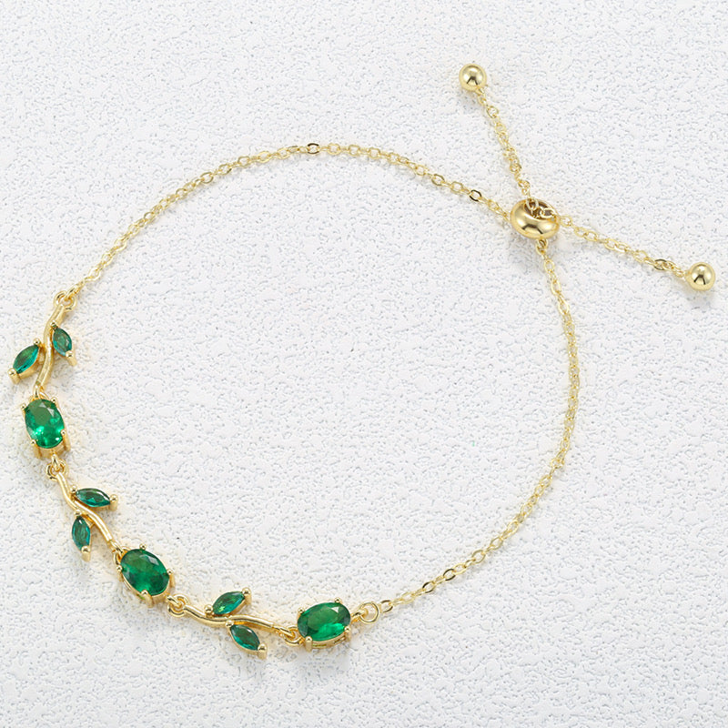 Adjustable tulip bracelet