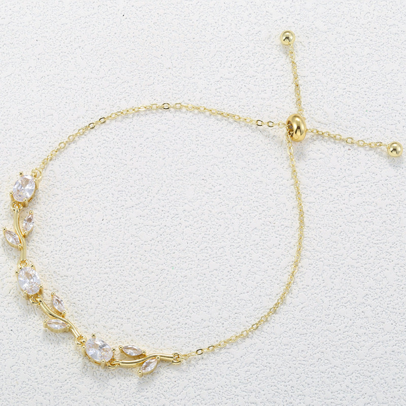 Adjustable tulip bracelet
